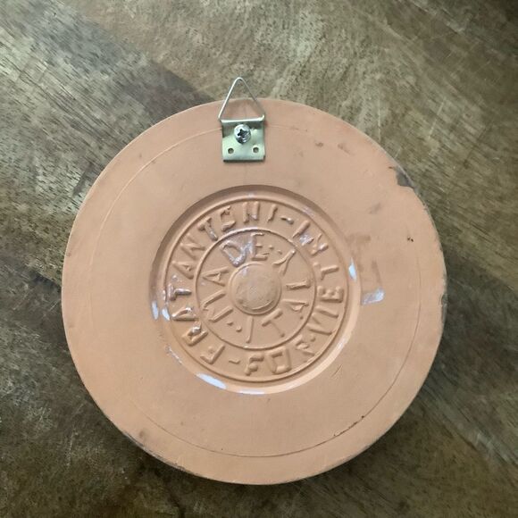 Vietri Italy VALENTINE Cupid Italian wall tile first stones cherub twins… - Picture 2 of 3